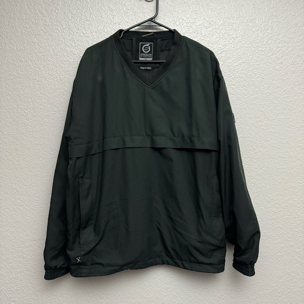 Scotland of Sunderland Men’s Green Original Weatherbeater Rain Jacket Size XL